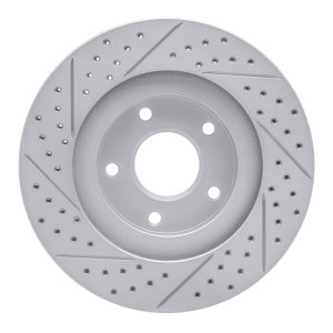 Infiniti I35 Brake Rotor (1) - Front Right - DFC - Drilled & Slotted Geoperformance - `02-`06