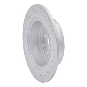 Nissan Altima Brake Rotor (1) - Rear Right - DFC - Drilled & Slotted GeOPERFORMANCE - `02-`25