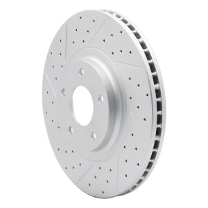 Nissan Murano Brake Rotor (1) - Front Left - DFC - Geoperformance Rotor - Drilled and Slotted - `03-`05