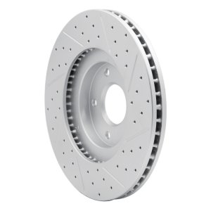 Nissan Murano Brake Rotor (1) - Front Left - DFC - Geoperformance Rotor - Drilled and Slotted - `03-`05