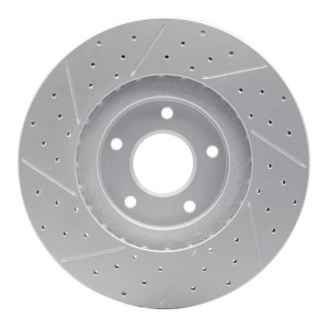 Nissan Murano Brake Rotor (1) - Front Right - DFC - Geoperformance Drilled & Slotted - `03-`05