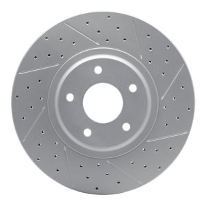 Nissan Murano Brake Rotor (1) - Front Right - DFC - Geoperformance Drilled & Slotted - `03-`05
