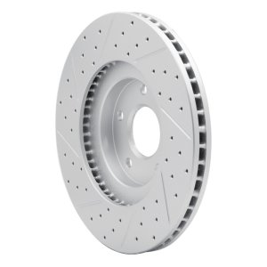 Nissan Murano Brake Rotor (1) - Front Right - DFC - Geoperformance Drilled & Slotted - `03-`05
