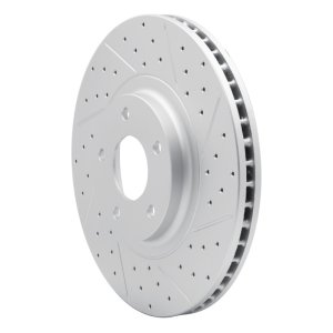 Nissan Murano Brake Rotor (1) - Front Right - DFC - Geoperformance Drilled & Slotted - `03-`05