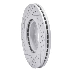 Infiniti FX35 Brake Rotor (1) - Front Right - DFC - Drilled & Slotted Geoperformance - `03-`23