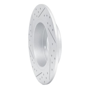 Nissan Sentra Brake Rotor (1) - Rear Right - DFC - Drilled & Slotted Geoperformance - `04-`06