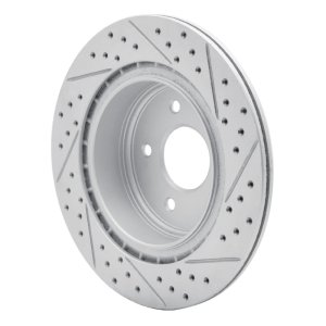 Infiniti G37 Brake Rotor (1) - Rear Left - DFC - Geoperformance, Drilled & Slotted - `05-`25