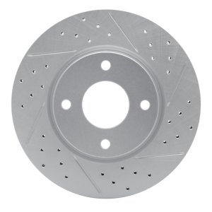 Nissan Sentra Brake Rotor (1) - Front Right - DFC - Drilled & Slotted Geoperformance - `07-`14