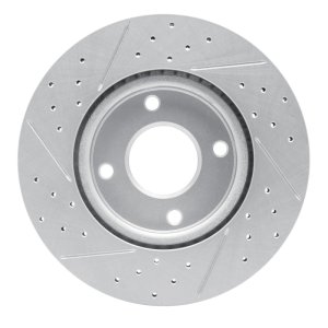 Nissan Sentra Brake Rotor (1) - Front Right - DFC - Drilled & Slotted Geoperformance - `07-`14