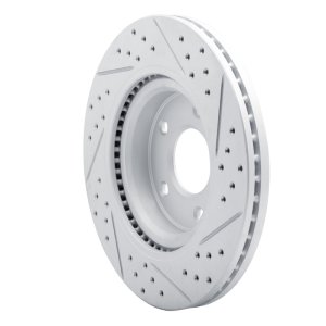 Nissan Altima Brake Rotor (1) - Front Left - DFC - Geoperformance Rotor - Drilled & Slotted - `07-`13
