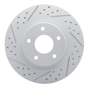 Nissan Altima Brake Rotor (1) - Front Left - DFC - Geoperformance Rotor - Drilled & Slotted - `07-`13
