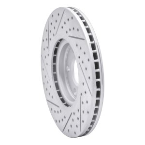 Nissan Sentra Brake Rotor (1) - Front Right - DFC - Drilled & Slotted Geoperformance - `07-`17