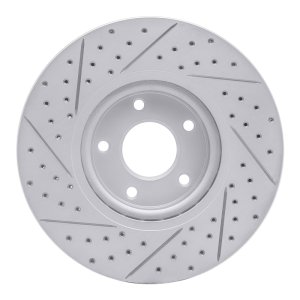 Nissan Sentra Brake Rotor (1) - Front Right - DFC - Drilled & Slotted Geoperformance - `07-`17