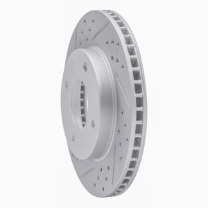 Nissan Versa Brake Rotor (1) - Front Left - DFC - Drilled & Slotted Geoperformance - `07-`17