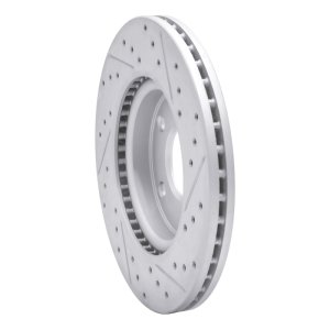 Nissan Sentra Brake Rotor (1) - Front Left - DFC - Geoperformance Rotor - Drilled and Slotted - `13-`19