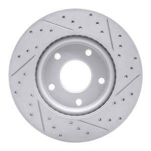 Nissan Sentra Brake Rotor (1) - Front Left - DFC - Geoperformance Rotor - Drilled and Slotted - `13-`19