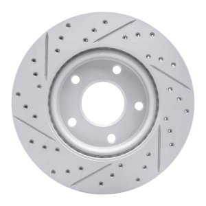 Nissan Sentra Brake Rotor (1) - Front Right - DFC - Drilled & Slotted Geoperformance - `13-`19