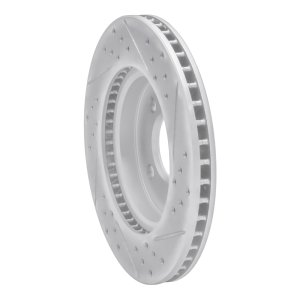 Nissan March Brake Rotor (1) - Front Left - DFC - Drilled & Slotted Geoperformance - `11-`25