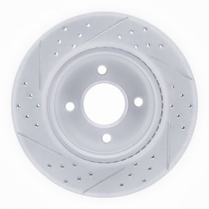 Nissan Versa Brake Rotor (1) - Front Right - DFC - Geoperformance Drilled & Slotted - `11-`25