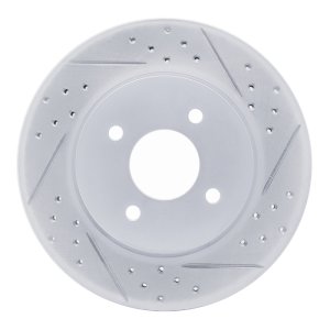 Nissan Versa Brake Rotor (1) - Front Right - DFC - Geoperformance Drilled & Slotted - `11-`25 Nissan Versa Brake Rotor (1) - Front Right - DFC - Geoperformance Drilled & Slotted - `11-`25