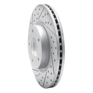 Nissan Altima Brake Rotor (1) - Front Left - DFC - Drilled & Slotted Geoperformance - `13-`25