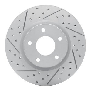 Nissan Altima Brake Rotor (1) - Front Left - DFC - Drilled & Slotted Geoperformance - `13-`25