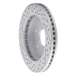 Infiniti Qx4 Brake Rotor (1) - Front Right - DFC - Geoperformance Rotor - Drilled and Slotted - `96-`04