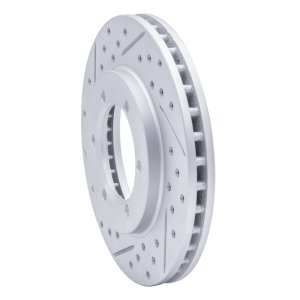 Nissan NP300 Brake Rotor (1) - Front Left - DFC - Geoperformance Drilled & Slotted - `98-`15