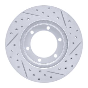 Nissan NP300 Brake Rotor (1) - Front Left - DFC - Geoperformance Drilled & Slotted - `98-`15