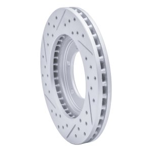 Nissan Frontier Brake Rotor (1) - Front Right - DFC - Drilled & Slotted - `98-`15