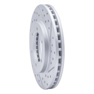 Nissan Frontier Brake Rotor (1) - Front Right - DFC - Drilled & Slotted - `98-`15