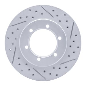 Nissan Frontier Brake Rotor (1) - Front Right - DFC - Drilled & Slotted - `98-`15
