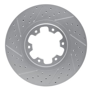 Infiniti QX4 Brake Rotor (1) - Front Left - DFC - Geoperformance Rotor - Drilled and Slotted - `98-`04