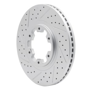 Infiniti QX4 Brake Rotor (1) - Front Left - DFC - Geoperformance Rotor - Drilled and Slotted - `98-`04