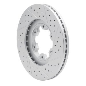 Infiniti QX4 Brake Rotor (1) - Front Left - DFC - Geoperformance Rotor - Drilled and Slotted - `98-`04