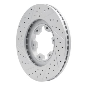 Infiniti QX4 Brake Rotor (1) - Front Right - DFC - Geoperformance Rotor - Drilled & Slotted - `98-`04