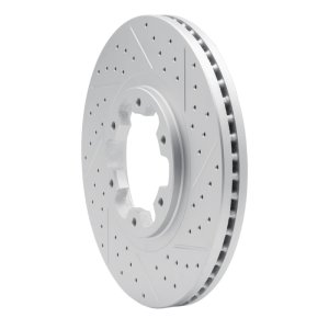 Infiniti QX4 Brake Rotor (1) - Front Right - DFC - Geoperformance Rotor - Drilled & Slotted - `98-`04