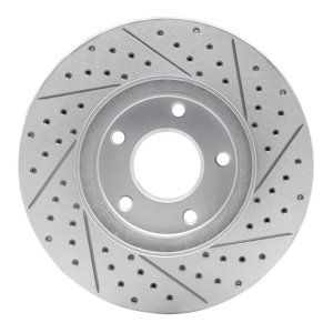 Infiniti Q45 Brake Rotor (1) - Front Left - DFC - Drill & Slot Geoperformance - `02-`17