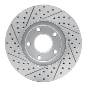 Infiniti M45 Brake Rotor (1) - Front Right - DFC - Drilled & Slotted Geoperformance - `02-`17