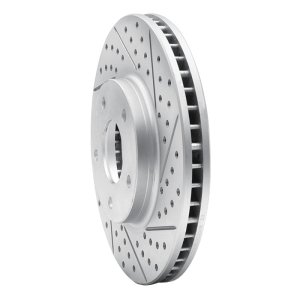 Infiniti M45 Brake Rotor (1) - Front Right - DFC - Drilled & Slotted Geoperformance - `02-`17