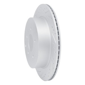 Infiniti Jx35 Brake Rotor (1) - Rear Left - DFC - Drilled & Slotted Geoperformance - `03-`24