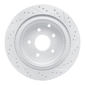Infiniti Jx35 Brake Rotor (1) - Rear Left - DFC - Drilled & Slotted Geoperformance - `03-`24