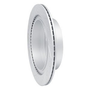 Infiniti M37 Brake Rotor (1) - Rear Right - DFC - Drilled & Slotted Geoperformance - `03-`24