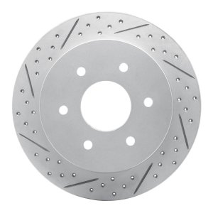 Infiniti Qx56 Brake Rotor (1) - Rear Left - DFC - Geoperf Rotors - Drilled & Slotted - `04-`15