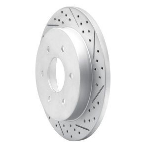 Infiniti Qx56 Brake Rotor (1) - Rear Right - DFC - Drilled & Slotted Geoperformance - `04-`15