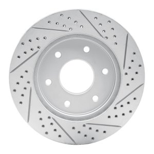 Infiniti QX56 Brake Rotor (1) - Front Left - DFC - Drilled & Slotted Geoperformance - `04-`05