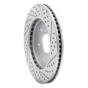 Infiniti QX56 Brake Rotor (1) - Front Left - DFC - Drilled & Slotted Geoperformance - `04-`05