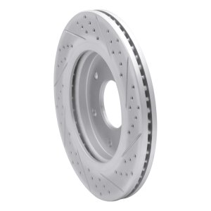 Infiniti Qx56 Brake Rotor (1) - Front Left - DFC - Geoperformance Drilled & Slotted - `05-`07