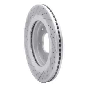 Infiniti QX56 Brake Rotor (1) - Front Right - DFC - Drilled & Slotted Geoperformance - `05-`07