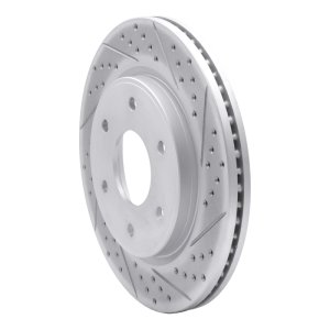 Infiniti QX56 Brake Rotor (1) - Front Right - DFC - Drilled & Slotted Geoperformance - `05-`07